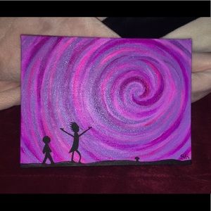 Rick and Morty painting